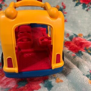 Fisher-Price Yellow and Red Toy Bus